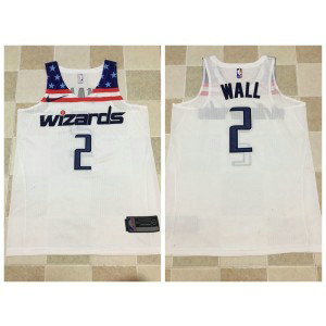 Nike NBA Wizards 2 John Wall White Home Men Jersey