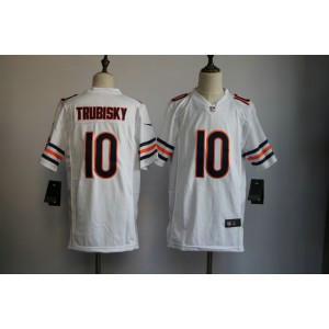 Nike NFL Chicago Bears 10 Mitchell Trubisky White Youth Jersey