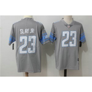 Nike NFL Lions 23 Darius Slay JR Grey 2017 Color Rush Limited Men Jersey