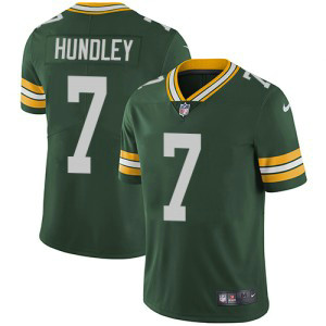 Nike NFL Packers 7 Brett Hundley Green Vapor Untouchable Limited Men Jersey