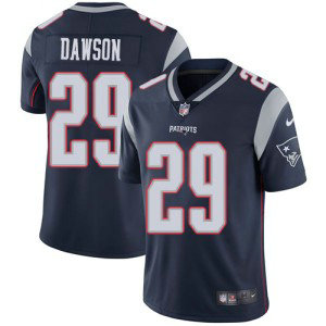 Nike NFL Patriots 29 Duke Dawson Vapor Untouchable Navy Limited Men Jersey