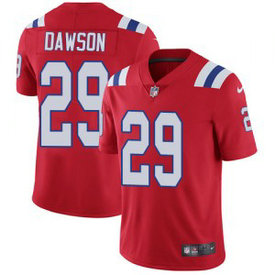 Nike NFL Patriots 29 Duke Dawson Vapor Untouchable Red Limited Men Jersey