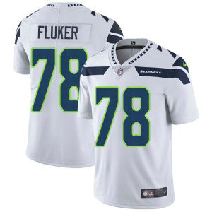 Nike NFL Seahawks 78 D.J. Fluker White Vapor Untouchable Limited Men Jersey