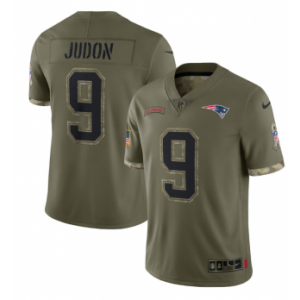 Nike New England Patriots 9 Matt Judon Olive 2022 Salute To Service Limited Men Jersey