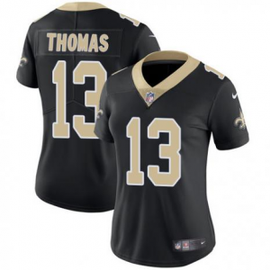 Nike New Orleans Saints 13 Michael Thomas Black Vapor Untouchable Limited Women jersey