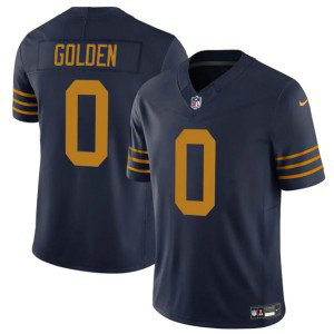 Nike Packers 0 Matthew Golden Navy The 1923 Classic F.U.S.E. Vapor Limited Men Jersey
