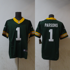 Nike Packers 1 Micah Parsons Green F.U.S.E. Vapor Limited Men Jersey