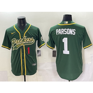 Nike Packers 1 Parsons Green Baseball Vapor Limited Men Jersey