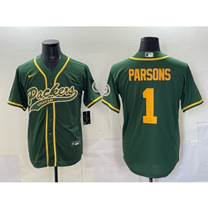 Nike Packers 1 Parsons Green Baseball Vapor Limited Men Jersey