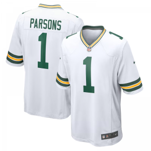 Nike Packers 1 Parsons White Vapor Limited Men Jersey