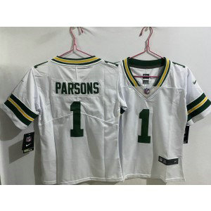 Nike Packers 1 Parsons White Vapor Limited Youth Jersey