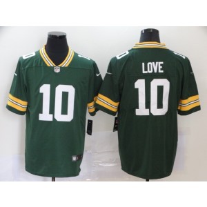 Nike Packers 10 Jordan Love Green 2020 NFL Draft Vapor Limited Men Jersey