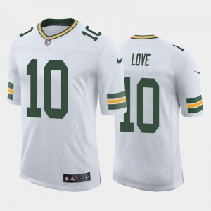 Nike Packers 10 Jordan Love White 2020 NFL Draft Vapor Limited Men Jersey