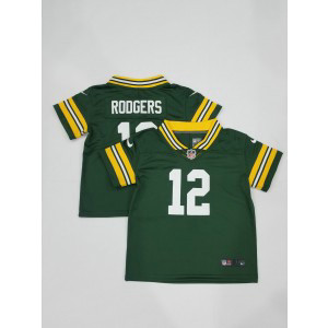 Nike Packers 12 Aaron Rodgers Green Toddler Jersey