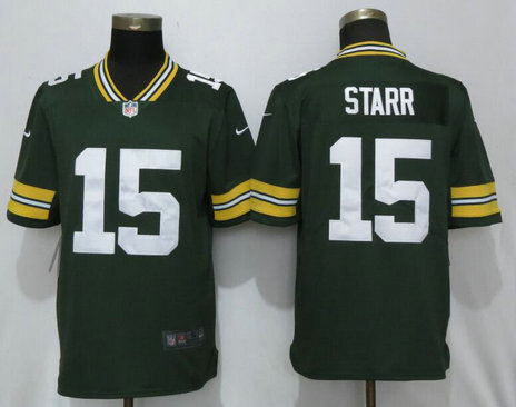 Nike Packers 15 Bart Starr Green Vapor Untouchable Limited Jersey