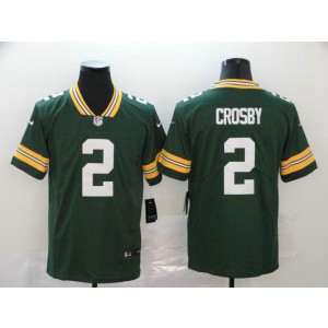 Nike Packers 2 Mason Crosby Green Vapor Untouchable Limited Men Jersey