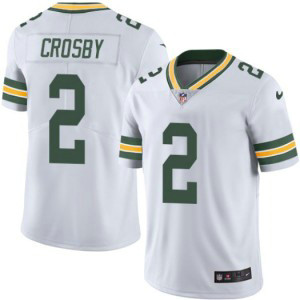 Nike Packers 2 Mason Crosby White Vapor Untouchable Limited Men Jersey