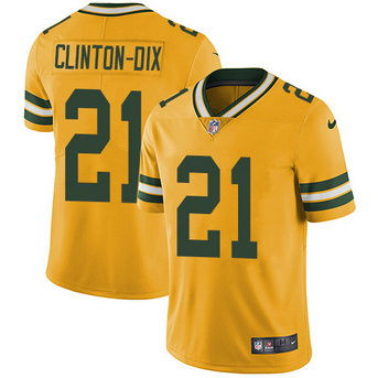 Nike Packers 21 Ha Ha Clinton-Dix Yellow Vapor Untouchable Player Limited Jersey