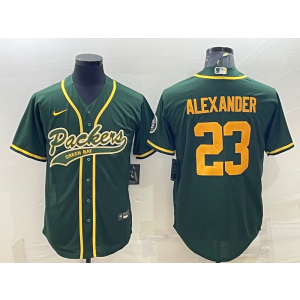Nike Packers 23 Jaire Alexander Green Vapor Baseball Limited Men Jersey