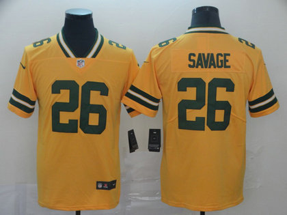 Nike Packers 26 Darnell Savage Jr. Gold Inverted Legend Limited Jersey