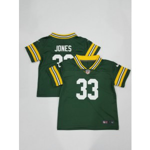 Nike Packers 33 Aaron Jones Green Toddler Jersey