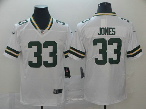 Nike Packers 33 Aaron Jones White Vapor Untouchable Limited Jersey