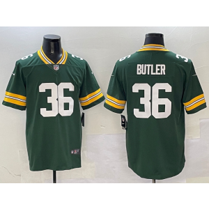 Nike Packers 36 Bulter Green Vapor Untouchable Limited Men Jersey