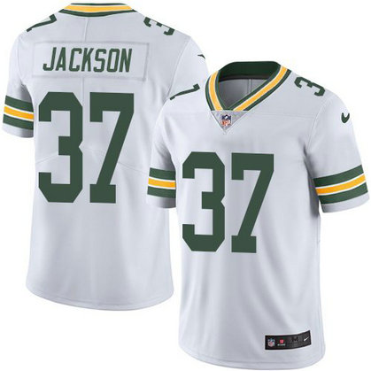 Nike Packers 37 Josh Jackson White Vapor Untouchable Limited Jersey