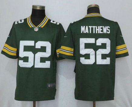 Nike Packers 52 Clay Matthews Green Vapor Untouchable Player Limited Jersey