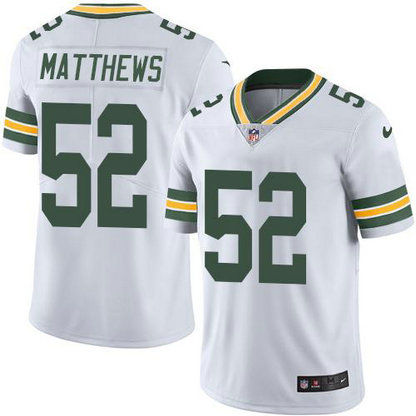 Nike Packers 52 Clay Matthews White Vapor Untouchable Player Limited Jersey