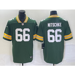 Nike Packers 66 Ray Nitschke Green Vapor Untouchable Limited Men Jersey