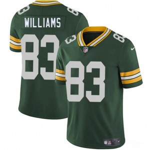 Nike Packers 83 Savion Williams Green 2025 Draft Vapor Limited Men Jersey