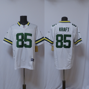 Nike Packers 85 Kraft White F.U.S.E. Vapor Limited Men Jersey