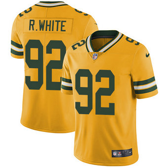 Nike Packers 92 Reggie White Yellow Vapor Untouchable Player Limited Jersey