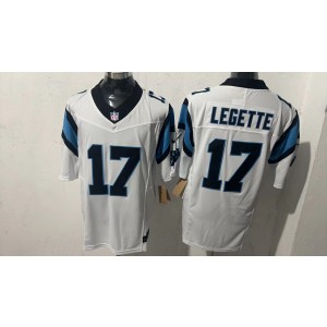 Nike Panthers 17 Xavier Legette White F.U.S.E. Vapor Limited Men Jersey