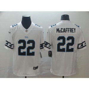 Nike Panthers 22 Christian McCaffrey Team Logo Limited Vapor Men Jersey