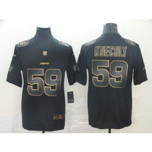 Nike Panthers 59 Luke Kuechly Black Gold Vapor Untouchable Limited Men Jersey
