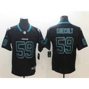 Nike Panthers 59 Luke Kuechly Black Shadow Legend Limited Men Jersey