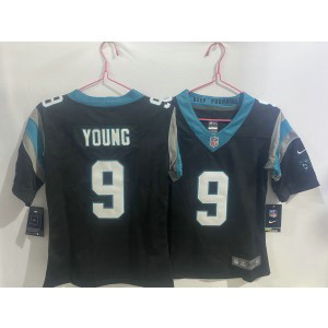 Nike Panthers 9 Bryce Young Black Vapor Limited Youth Jersey