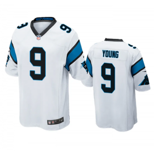 Nike Panthers 9 Bryce Young White 2023 Draft Vapor Untouchable Limited Men Jersey