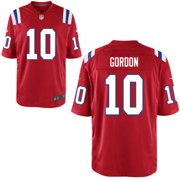 Nike Patriots 10 Josh Gordon Red Vapor Untouchable Limited Jersey