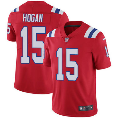 Nike Patriots 15 Chris Hogan Red Vapor Untouchable Player Limited Jersey