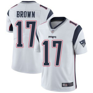 Nike Patriots 17 Antonio Brown White Vapor Untouchable Limited Youth Jersey