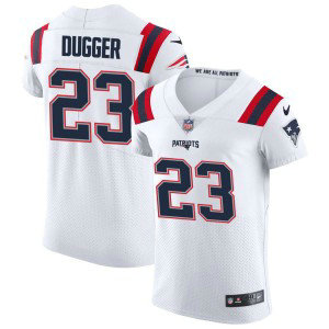 Nike Patriots 23 Dugger White Vapor Untouchable Limited Men Jersey