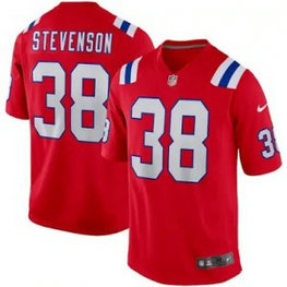 Nike Patriots 38 Stevenson Red Vapor Untouchable Limited Men Jersey