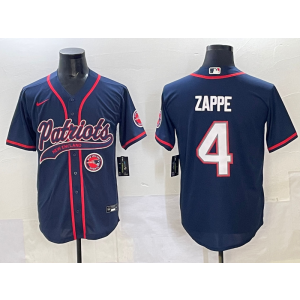 Nike Patriots 4 ZAPPE Nay Baseball Vapor Limited Men Jersey