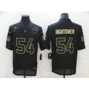 Nike Patriots 54 Dont'a Hightower 2020 Black Salute to Service Limited Men Jersey