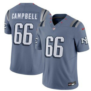 Nike Patriots 66 Will Campbell 2025 Rivalries F.U.S.E. Vapor Limited Men Jersey