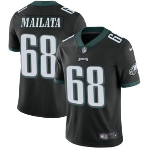 Nike Philadelphia Eagles 68 Jordan Mailata Vapor Untouchable Black Limited Men Jersey