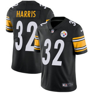 Nike Pittsburgh Steelers #32 Franco Harris Black Alternate Stitched Men's NFL Vapor Untouchable Limited Jersey